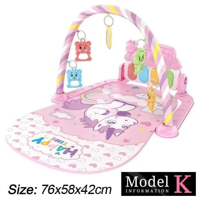  Baby Fitness Stand Music Play Gym Activity Toys Newborn Piano Crawling Blanket Pedal Game Pad Early Education 0-36 Months Gifts -  ToylandEU™