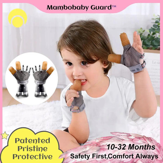  Baby Anti Bite Gloves Silicone Finger Cots Stop Biting -  ToylandEU™