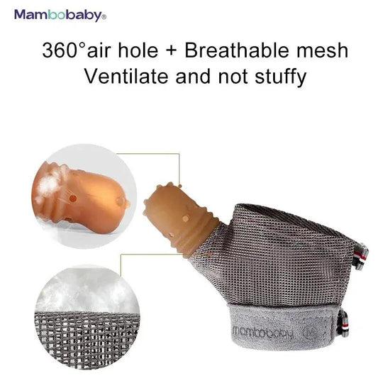  Baby Anti Bite Gloves Silicone Finger Cots Stop Biting -  ToylandEU™