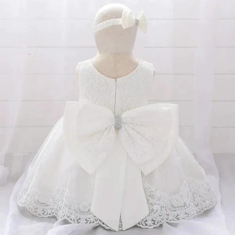  Baby Baptism Dress Lace Bow for Girls | Miqiaikids -  ToylandEU™