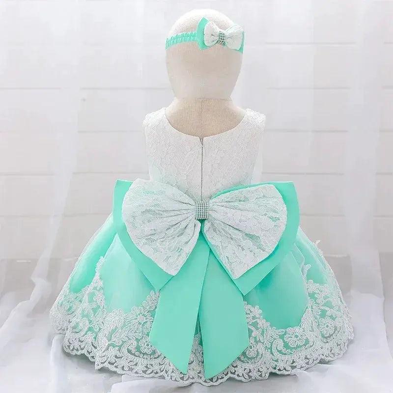  Baby Baptism Dress Lace Bow for Girls | Miqiaikids -  ToylandEU™