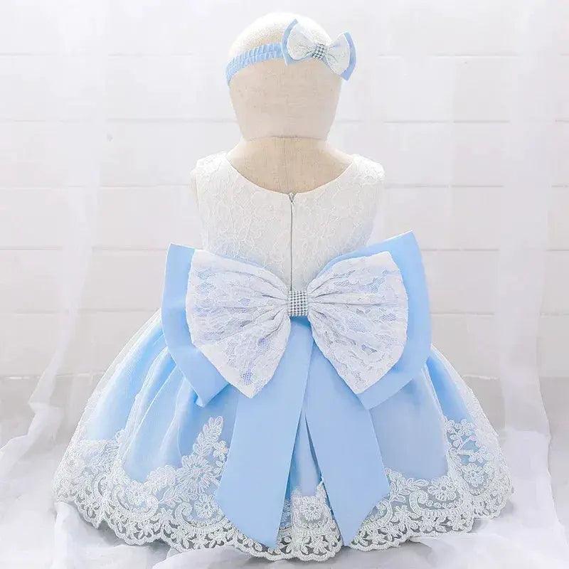 Baby Baptism Dress Lace Bow for Girls | Miqiaikids -  ToylandEU™