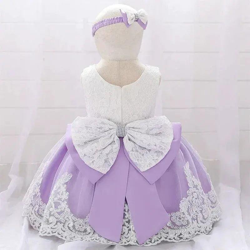  Baby Baptism Dress Lace Bow for Girls | Miqiaikids -  ToylandEU™