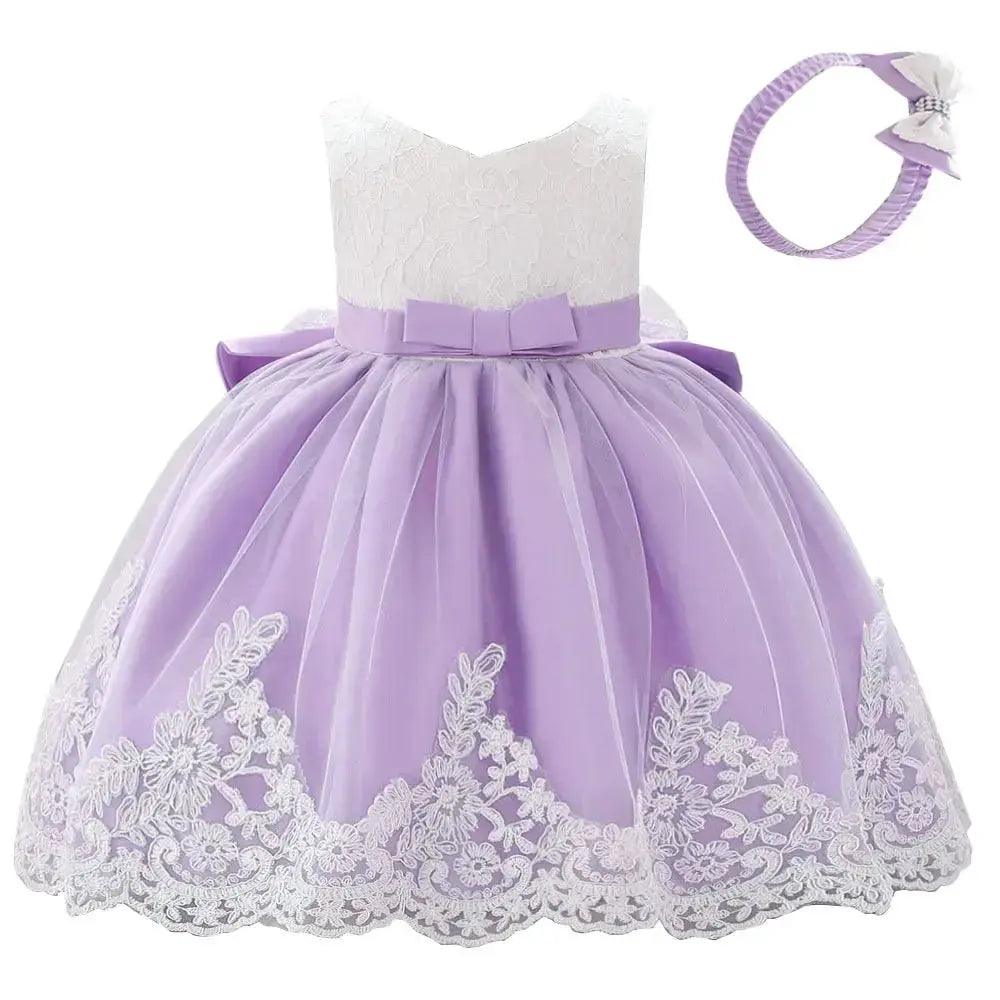  Baby Baptism Dress Lace Bow for Girls | Miqiaikids -  ToylandEU™
