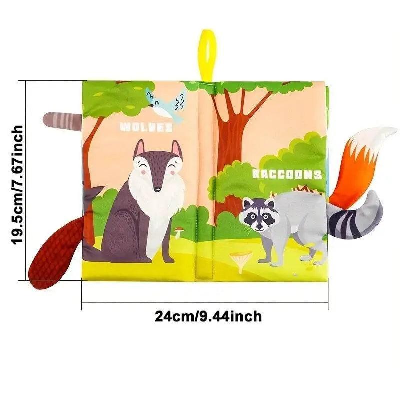  Baby Books Toys 0-6 Months 3PCS Touch and Feel Cloth Crinkle Soft Books for Infants -  ToylandEU™