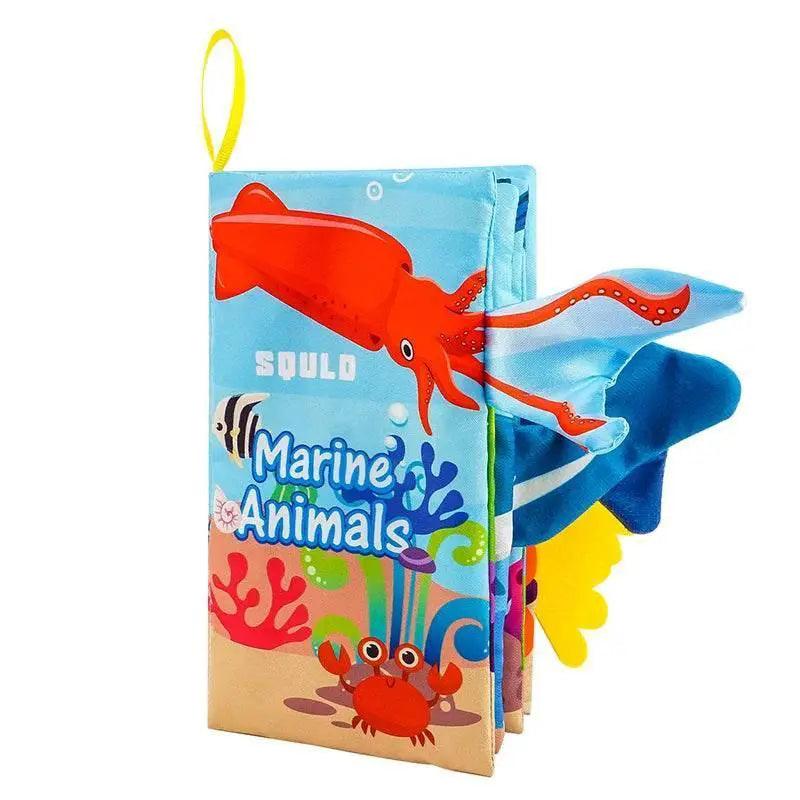  Baby Books Toys 0-6 Months 3PCS Touch and Feel Cloth Crinkle Soft Books for Infants -  ToylandEU™