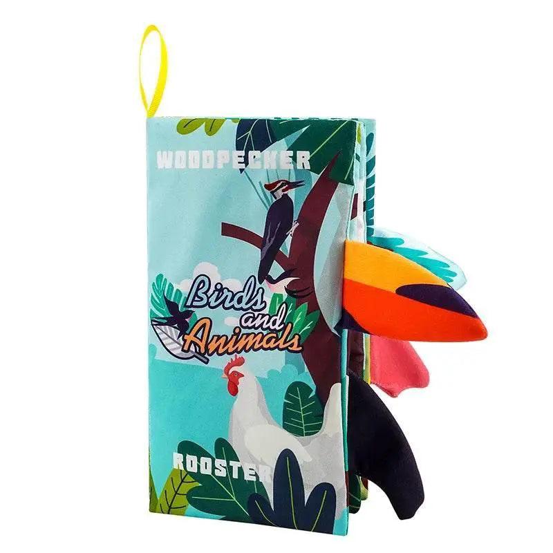  Baby Books Toys 0-6 Months 3PCS Touch and Feel Cloth Crinkle Soft Books for Infants -  ToylandEU™