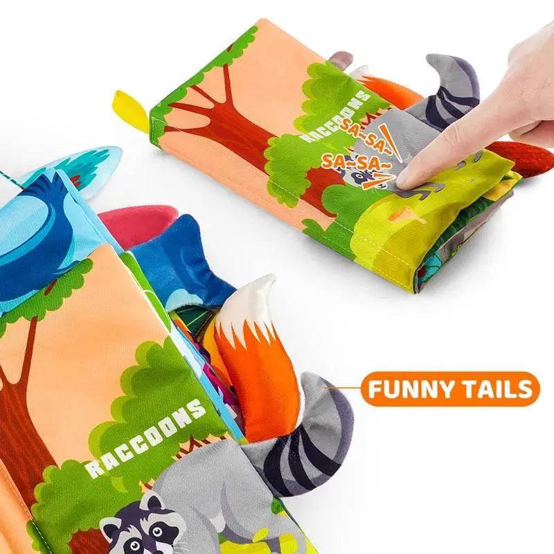  Baby Books Toys 0-6 Months 3PCS Touch and Feel Cloth Crinkle Soft Books for Infants -  ToylandEU™