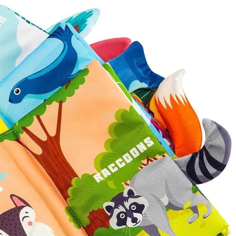  Baby Books Toys 0-6 Months 3PCS Touch and Feel Cloth Crinkle Soft Books for Infants -  ToylandEU™