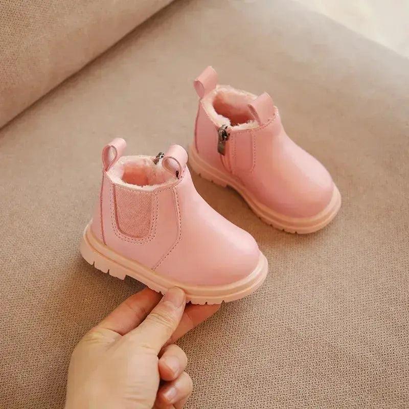 Winter Warm Leather Baby Boots For First Walkers Unisex -  ToylandEU™