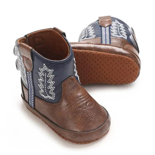  Trendy Lace-Up Mid-Calf Baby Boots for Boys and Girls - Cozy Winter Footwear -  ToylandEU™