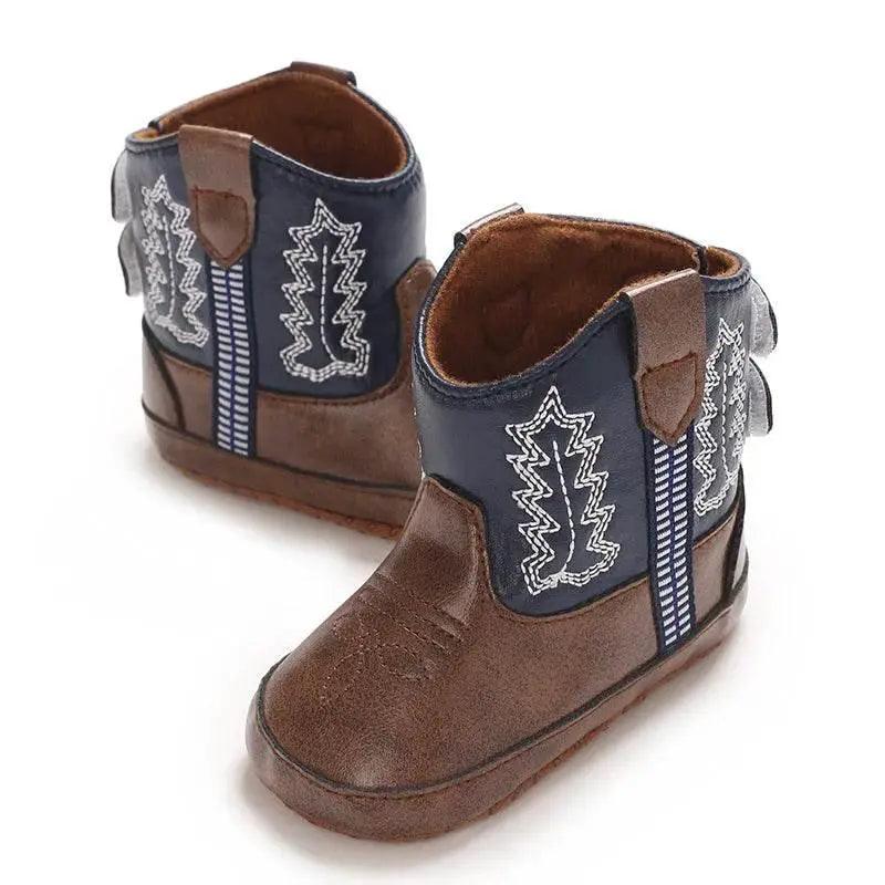  Trendy Lace-Up Mid-Calf Baby Boots for Boys and Girls - Cozy Winter Footwear -  ToylandEU™