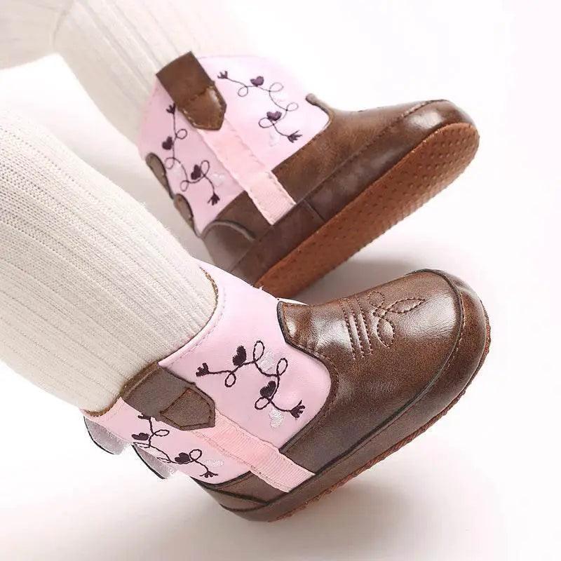  Trendy Lace-Up Mid-Calf Baby Boots for Boys and Girls - Cozy Winter Footwear -  ToylandEU™