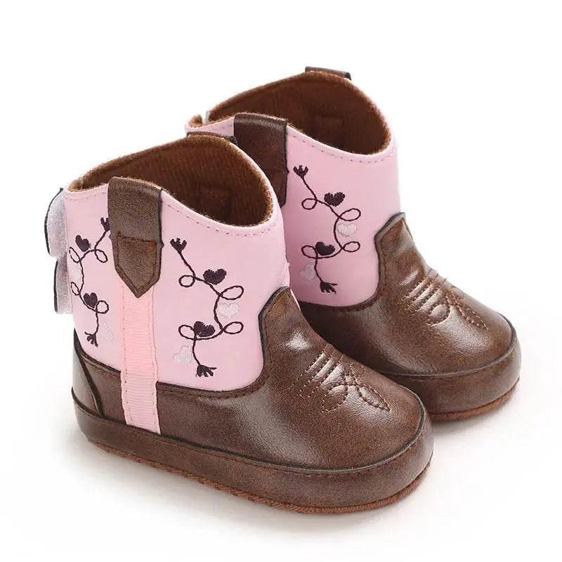  Trendy Lace-Up Mid-Calf Baby Boots for Boys and Girls - Cozy Winter Footwear -  ToylandEU™