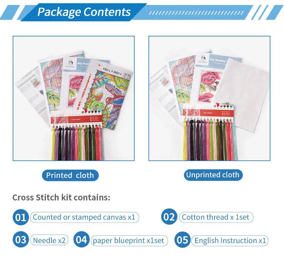 Baby Bottle Themed Cross Stitch Embroidery Kit - 14ct, 16ct, 11ct Printed Canvas Fabric for DIY Hand Sewing and Birth Certificates - ToylandEU