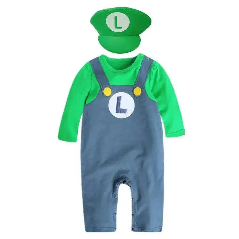  Baby Boy Anime Hooded Brothers Bodysuit Autumn and Winter Thin Section Fleece Long Sleeve Bodysuit Party Holiday Costume Red -  ToylandEU™
