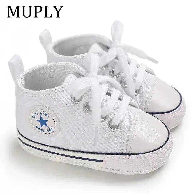  Baby Canvas Sneakers Anti Slip First Walkers Breathable -  ToylandEU™