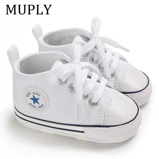  Baby Canvas Sneakers Anti Slip First Walkers Breathable -  ToylandEU™
