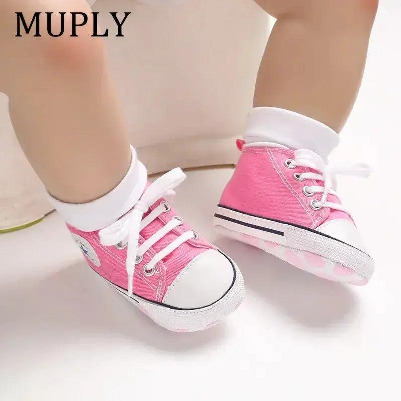  Baby Canvas Sneakers Anti Slip First Walkers Breathable -  ToylandEU™
