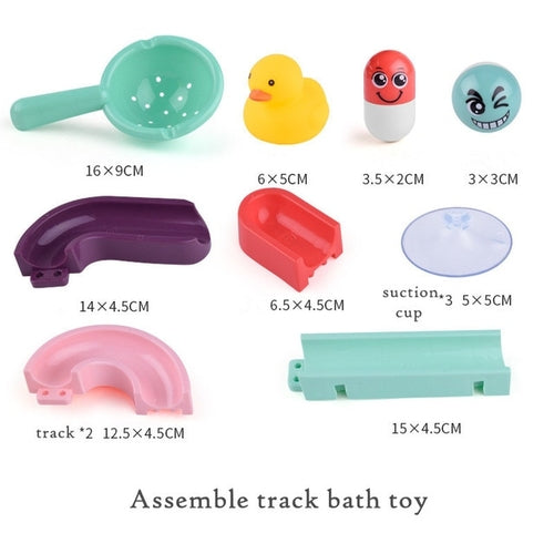Baby Shower Toys Bath | Marble Run Bath Toy | Water Toys Bathroom | ToylandEU.com Toyland EU