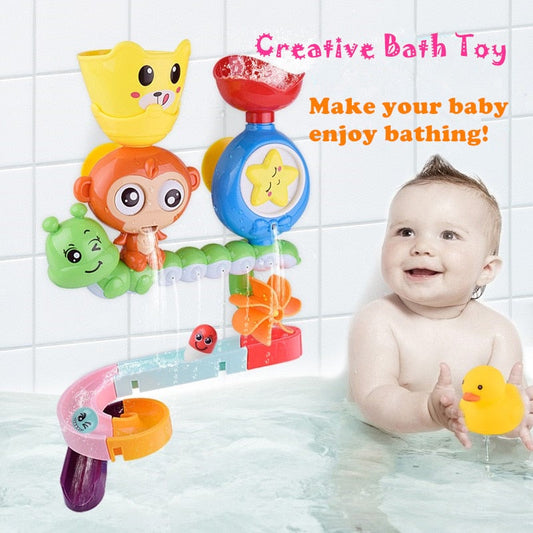Baby Shower Toys Bath | Marble Run Bath Toy | Water Toys Bathroom |