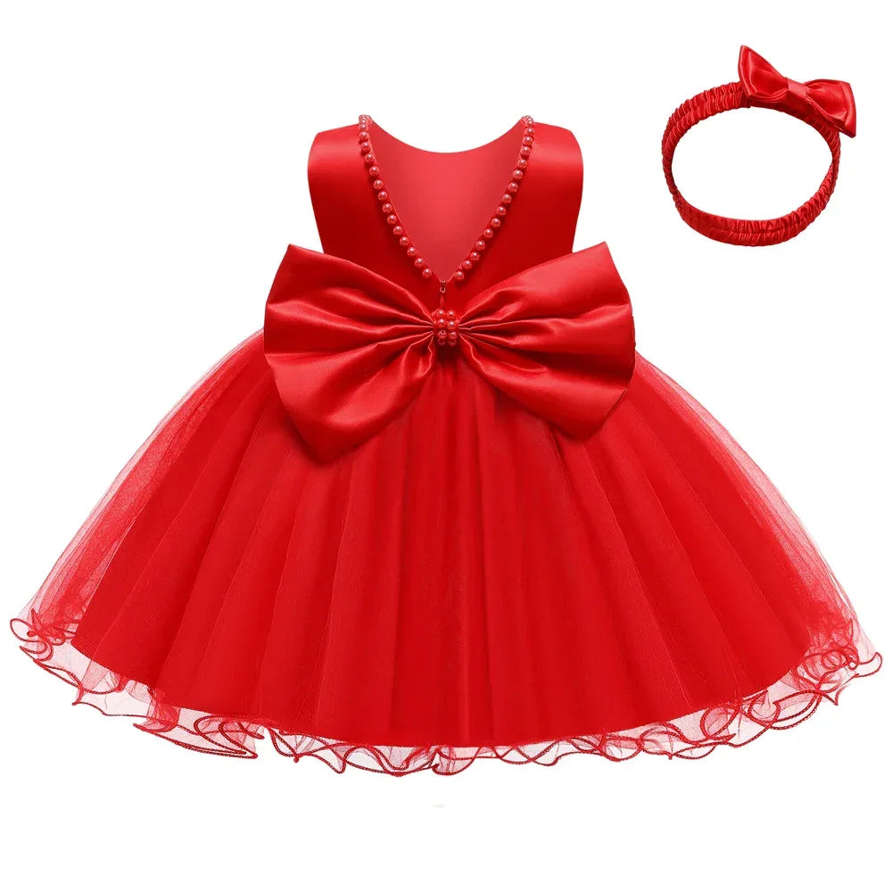 Baby Christmas Halloween Costume Christening Princess Dress For Baby Girls Kids Infant 1st Birthday Party Dress Newborn Clothes - ToylandEU