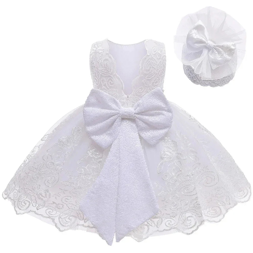 Baby Christmas Halloween Costume Christening Princess Dress For Baby Girls Kids Infant 1st Birthday Party Dress Newborn Clothes - ToylandEU