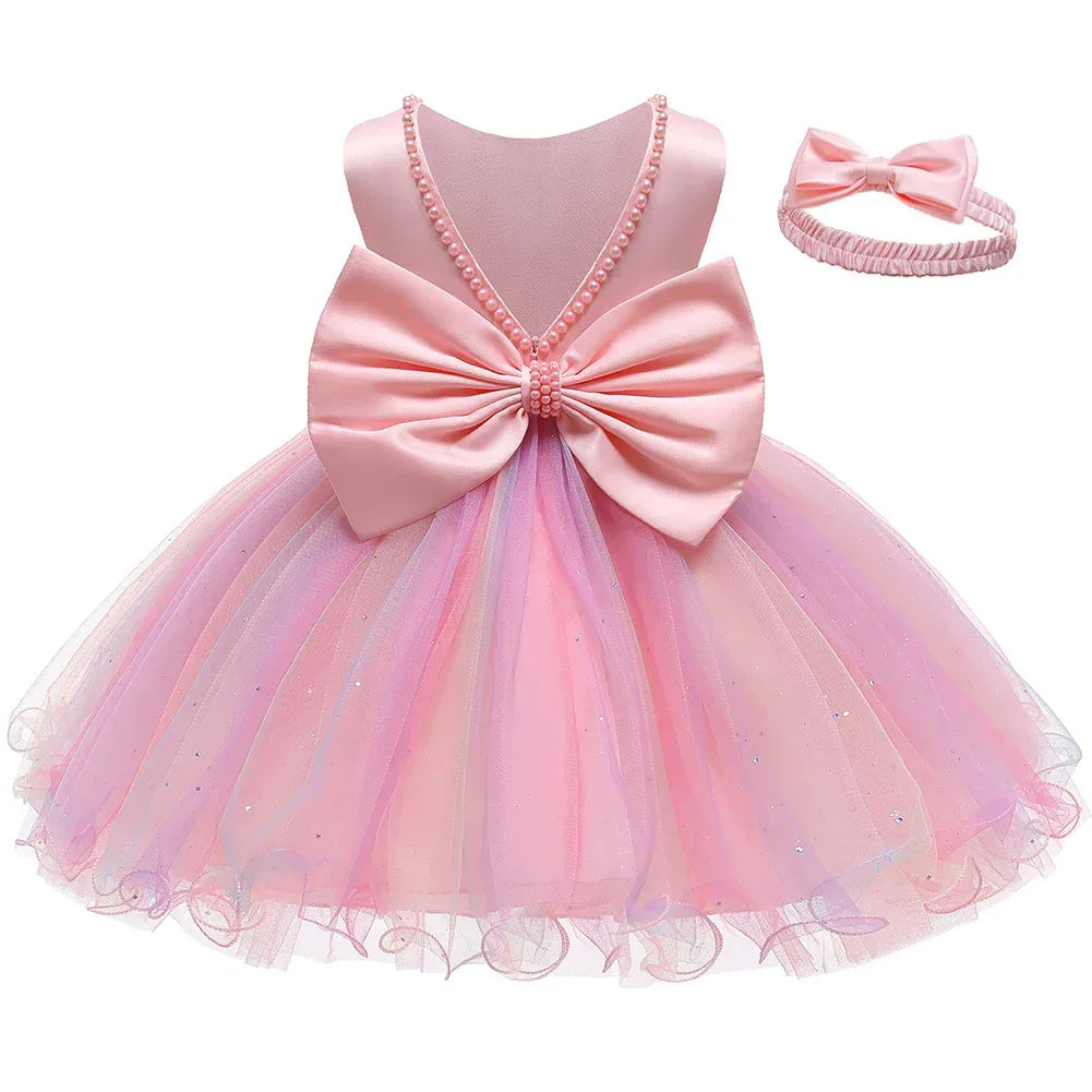 Baby Christmas Halloween Costume Christening Princess Dress For Baby Girls Kids Infant 1st Birthday Party Dress Newborn Clothes - ToylandEU