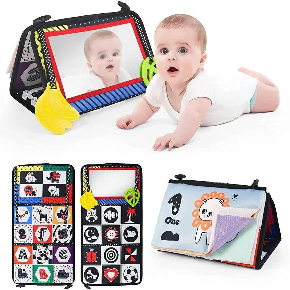  Baby Cloth Book With Distorting Mirror Montessori Early Educational Toy For Children -  ToylandEU™