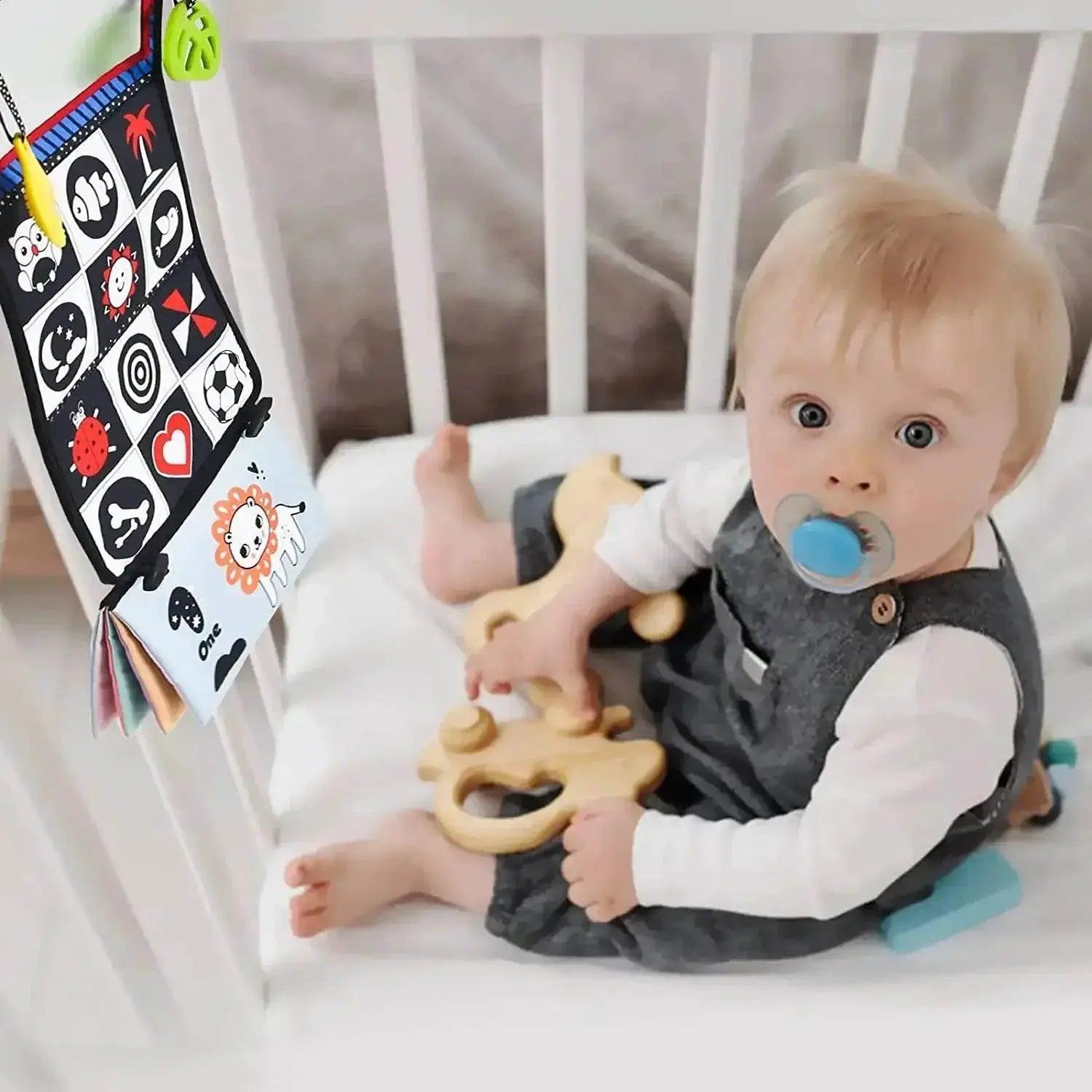  Baby Cloth Book With Distorting Mirror Montessori Early Educational Toy For Children -  ToylandEU™