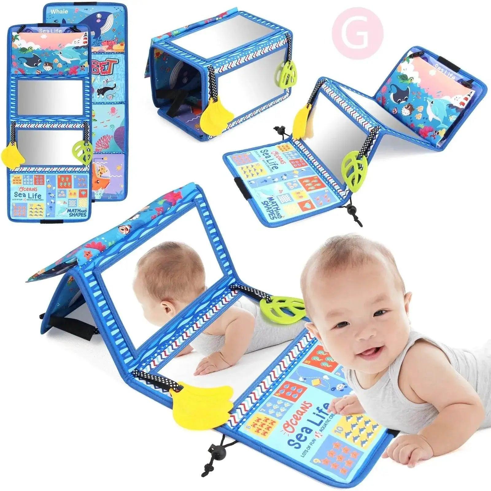  Baby Cloth Book With Distorting Mirror Montessori Early Educational Toy For Children -  ToylandEU™