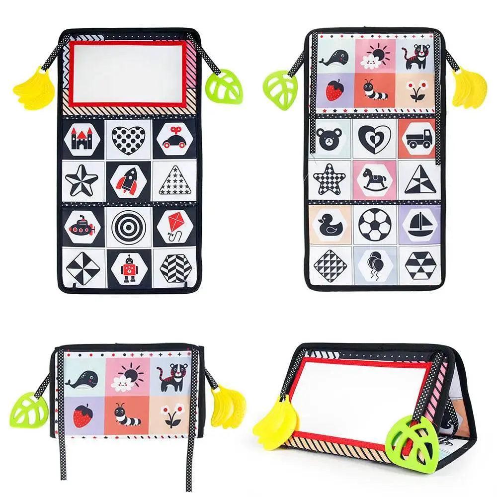  Baby Cloth Book With Distorting Mirror Montessori Toy -  ToylandEU™
