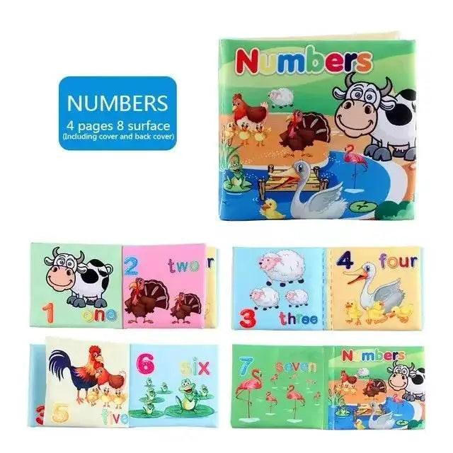  Baby Cloth Books Enlightenment Educational Toys Kids Fruits Animals Numbers Food Cognitive Book for Toddlers -  ToylandEU™
