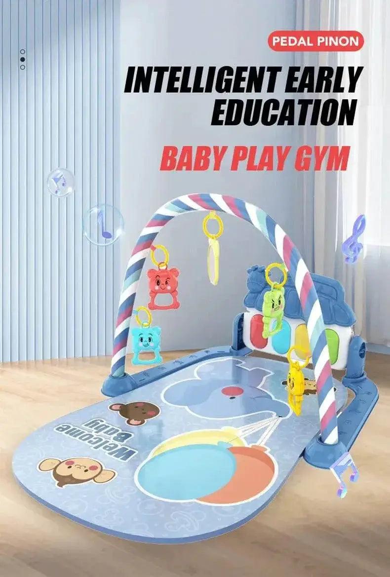  Baby Music Activity Gym Rug Play Mat Newborn Carpet Pedal Piano Keyboard Infant Fitness Rack Playmat Crawling Game Pad Toys Gift -  ToylandEU™