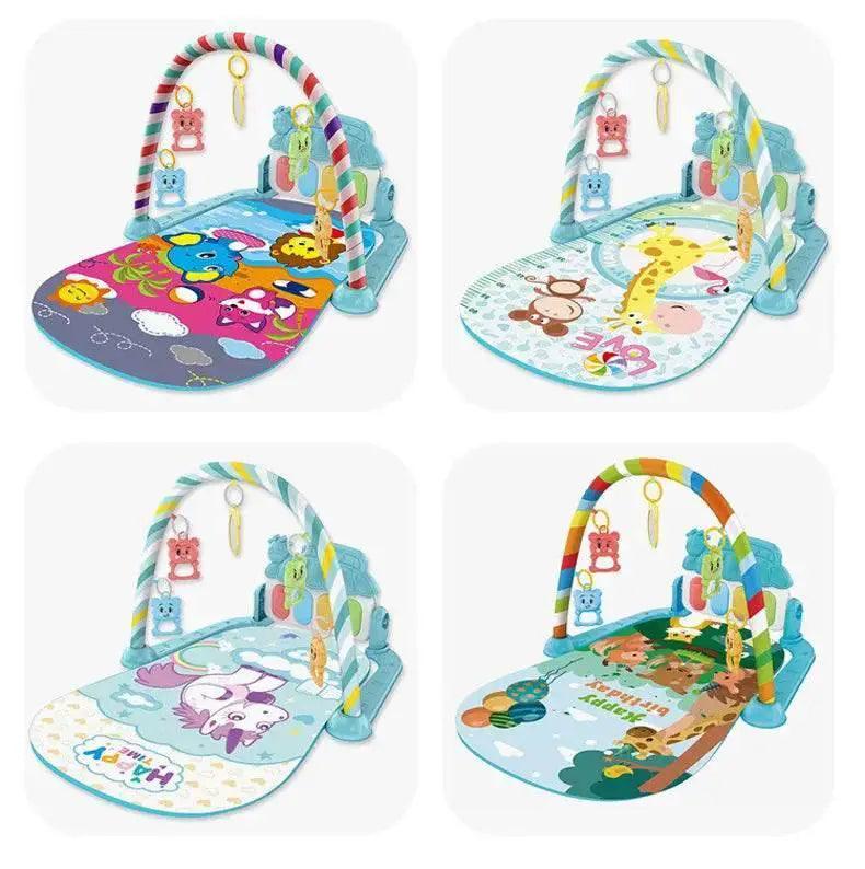  Baby Music Activity Gym Rug Play Mat Newborn Carpet Pedal Piano Keyboard Infant Fitness Rack Playmat Crawling Game Pad Toys Gift -  ToylandEU™