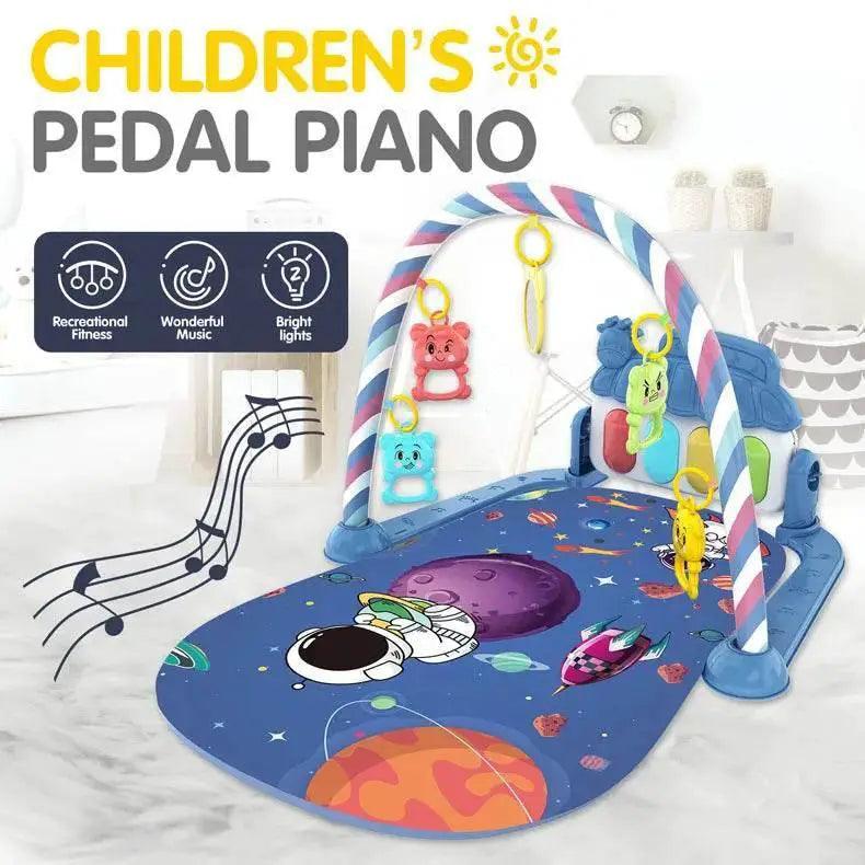  Baby Music Activity Gym Rug Play Mat Newborn Carpet Pedal Piano Keyboard Infant Fitness Rack Playmat Crawling Game Pad Toys Gift -  ToylandEU™