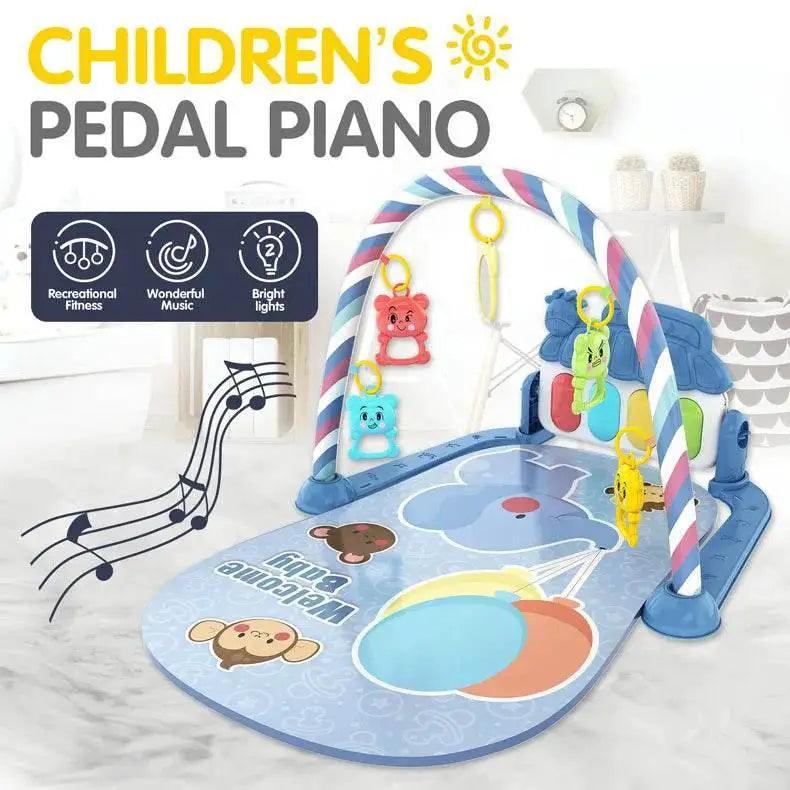  Baby Music Activity Gym Rug Play Mat Newborn Carpet Pedal Piano Keyboard Infant Fitness Rack Playmat Crawling Game Pad Toys Gift -  ToylandEU™