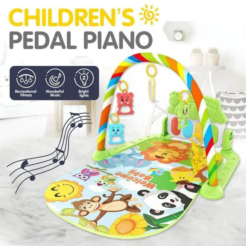  Baby Music Activity Gym Rug Play Mat Newborn Carpet Pedal Piano Keyboard Infant Fitness Rack Playmat Crawling Game Pad Toys Gift -  ToylandEU™