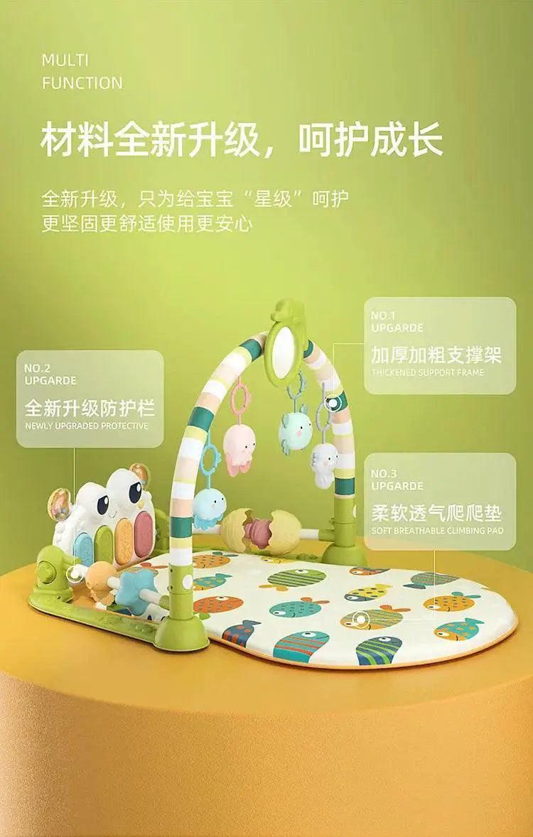  Baby Music Rack Play Mat Puzzle Carpet with Piano Keyboard Infant Playmat Gym Crawling Activity Rug Toys for 0-12 Months Gifts -  ToylandEU™