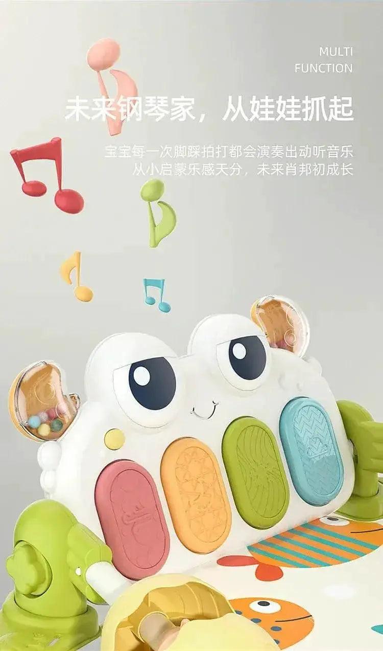  Baby Music Rack Play Mat Puzzle Carpet with Piano Keyboard Infant Playmat Gym Crawling Activity Rug Toys for 0-12 Months Gifts -  ToylandEU™