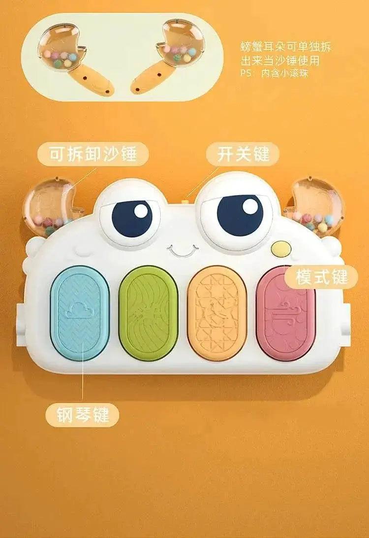  Baby Music Rack Play Mat Puzzle Carpet with Piano Keyboard Infant Playmat Gym Crawling Activity Rug Toys for 0-12 Months Gifts -  ToylandEU™