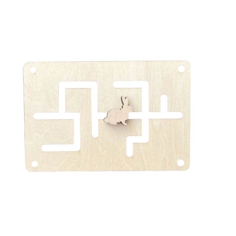 Baby DIY Montessori Activity Busy Board Parts Latch Toy Wooden Puzzle Accessories Material Early Education Toy for Children Gifts - ToylandEU