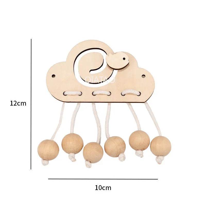 Baby DIY Montessori Activity Busy Board Parts Latch Toy Wooden Puzzle Accessories Material Early Education Toy for Children Gifts - ToylandEU