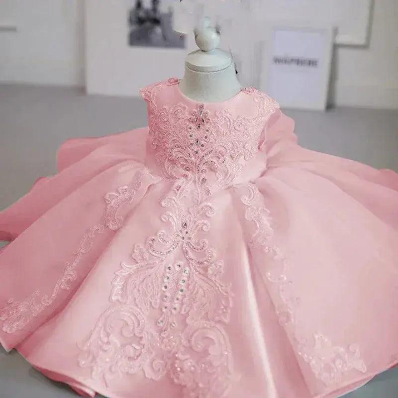  Baby Dress Lace Bow Tutu For Christening | PLBBFZCN -  ToylandEU™