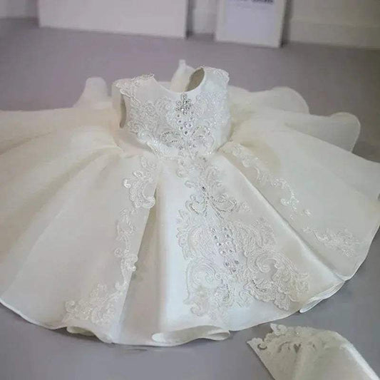  Baby Dress Lace Bow Tutu For Christening | PLBBFZCN -  ToylandEU™