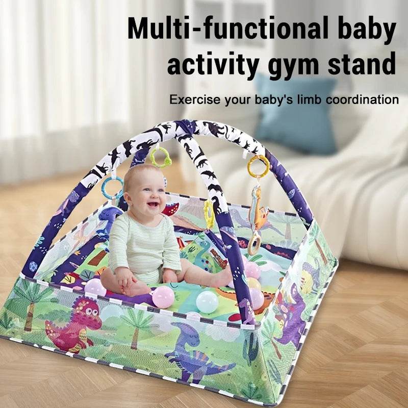 Baby Fitness Frame Crawling Play Toys Early Education Activity Gym Multifunctional Fence Pad Sports Fitness Frame Toys Gift - ToylandEU