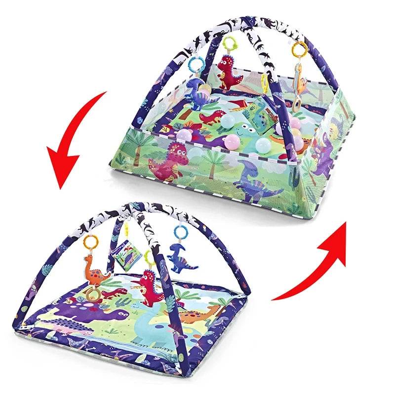 Baby Fitness Frame Crawling Play Toys Early Education Activity Gym Multifunctional Fence Pad Sports Fitness Frame Toys Gift - ToylandEU