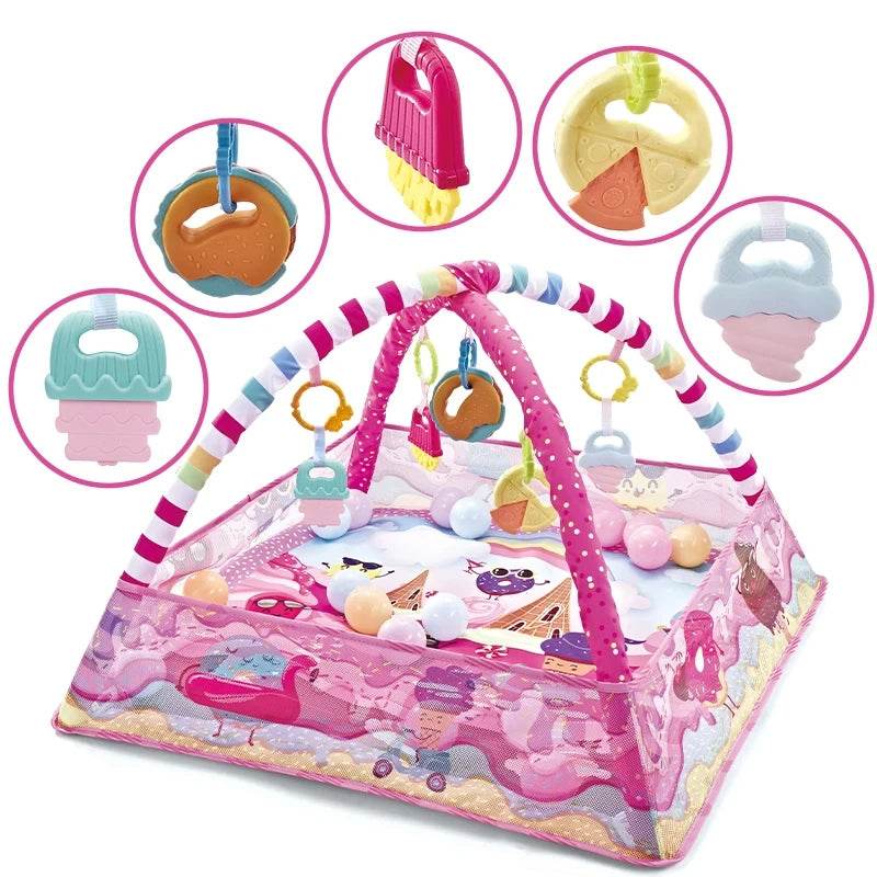 Baby Fitness Frame Crawling Play Toys Early Education Activity Gym Multifunctional Fence Pad Sports Fitness Frame Toys Gift - ToylandEU