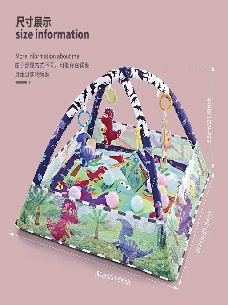 Baby Fitness Frame Crawling Play Toys Early Education Activity Gym Multifunctional Fence Pad Sports Fitness Frame Toys Gift - ToylandEU