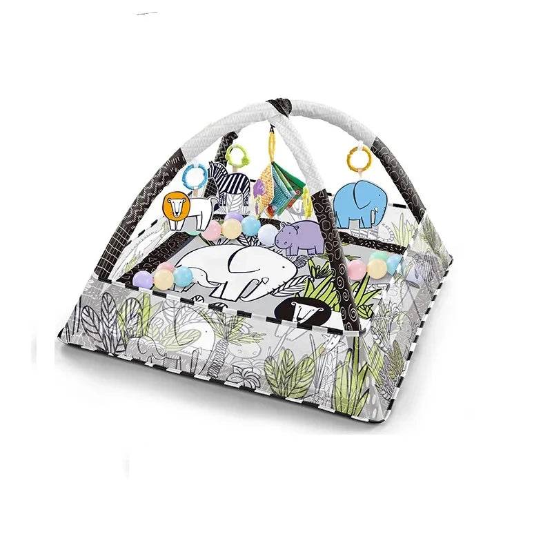 Baby Fitness Frame Crawling Play Toys Early Education Activity Gym Multifunctional Fence Pad Sports Fitness Frame Toys Gift - ToylandEU